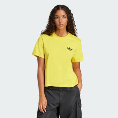 เสื้อยืดทรงหลวม Smiley 3-Stripes