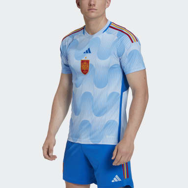 Muži Fotbal modrá Venkovní dres Spain 22
