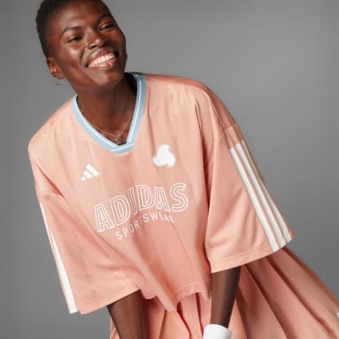 Áo Jersey Oversize 3 Sọc Ngắn Tiro