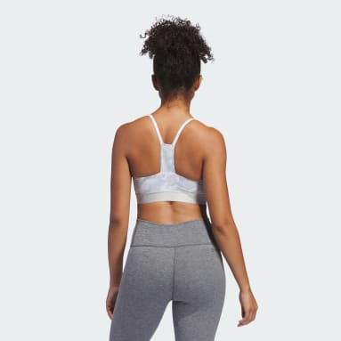 Top Deportivo de Entrenamiento Aeroreact Techfit Soporte Ligero Blanco Mujer Training