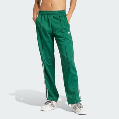Pantalon de survêtement ample Adicolor Classics SST Vert Femmes Originals