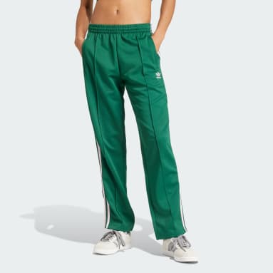 Ženy Originals zelená Sportovní kalhoty Adicolor Classics SST Loose