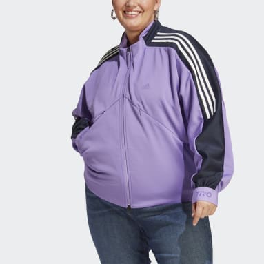 Women Sportswear Purple Tiro Suit-Up Track Top Advanced (Plus Size)