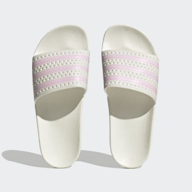 Sandalias Adilette Blanco Mujer Originals
