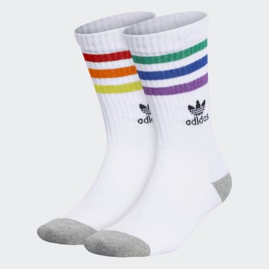 Originals White Roller Crew Socks