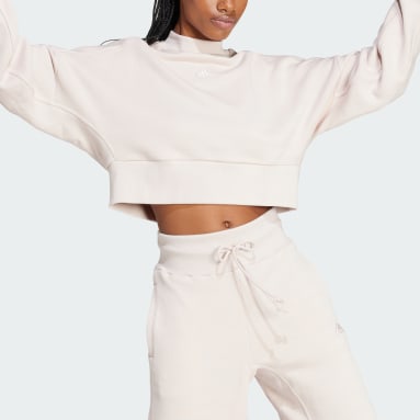 Lounge French Terry Loose Crop Sweatshirt