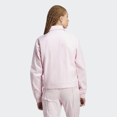 Chaqueta Deportiva con Estampado de Cristales Sanadores Rosa Mujer Sportswear