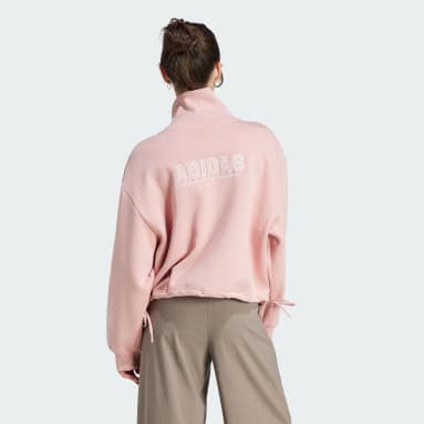Women Sportswear Pink Last Days of Summer Zip Sweatshirt