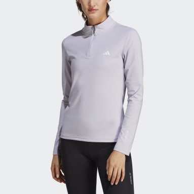 Dames Fitness En Training paars Techfit Training Longsleeve