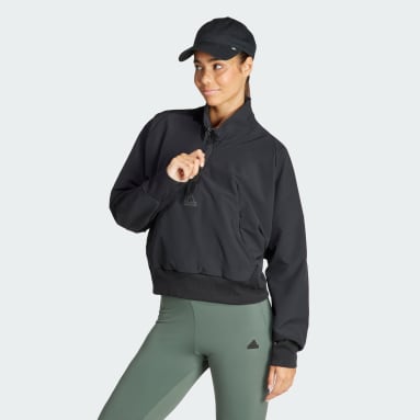 Áo Track Top Vải Dệt 1/4 Khóa Kéo Z.N.E.