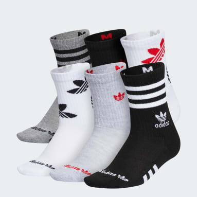 adidas white & black ballerina socks 2 pack