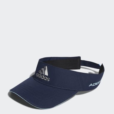 Men Golf Blue Tour Metal Visor