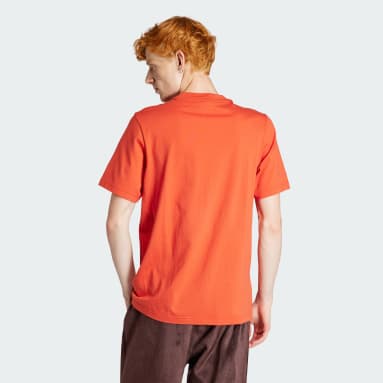T-shirt Corduroy Appliqué Rosso Uomo Originals
