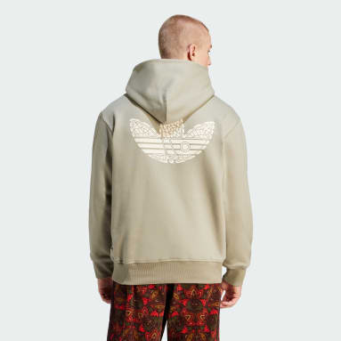 Sudadera con capucha Premium Graphic Verde Hombre Originals