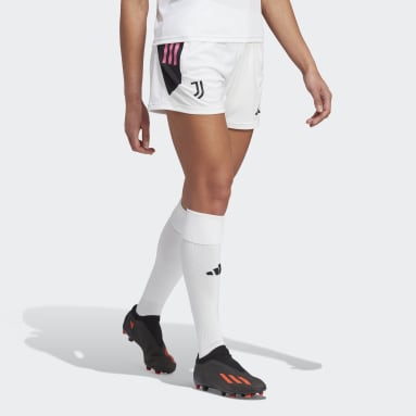 Pantalón corto entrenamiento Juventus Tiro 23 Blanco Mujer Fútbol