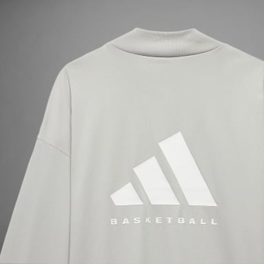 Basketball Grey adidas Basketball Long Sleeve Tee
