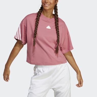 T-shirt à 3 bandes Future Icons Rose Femmes Sportswear