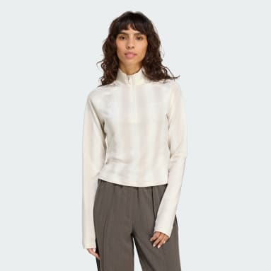 Graphic Football Longsleeve met Halflange Rits