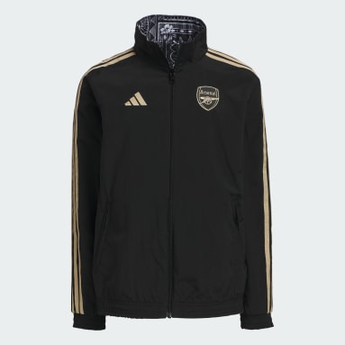 Casaco Anthem Ian Wright do Arsenal – Criança Preto Criança Futebol