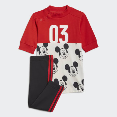 Conjunto de Verano Disney Mickey Mouse Rojo Niña Sportswear