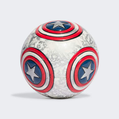 Mini ballon Marvel MLS Captain America blanc Soccer