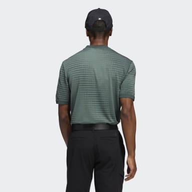Men Golf Green Statement Seamless Golf Polo Shirt