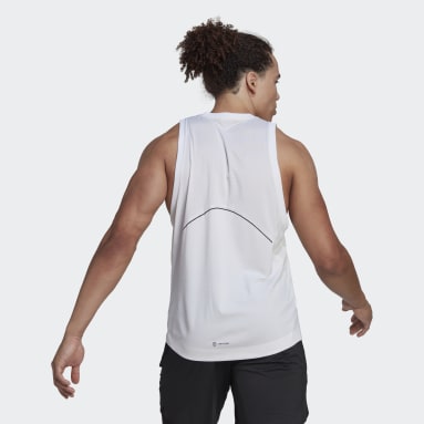 Musculosa de Entrenamiento HIIT Spin Blanco Hombre Training
