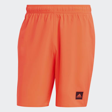 Shorts de Natación Color Sólido Largo Clásico