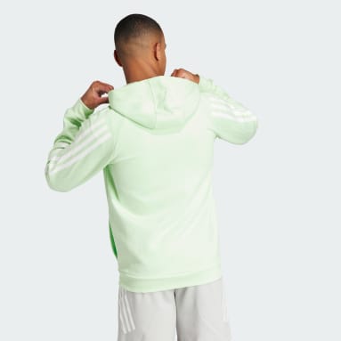 Men Sportswear Green Future Icons 3-Stripes Full Zip Hoodie