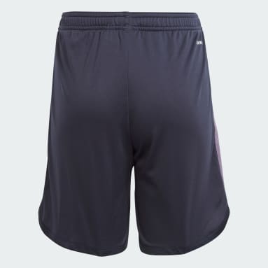 Real Madrid 23/24 Borteshorts, barn Blå