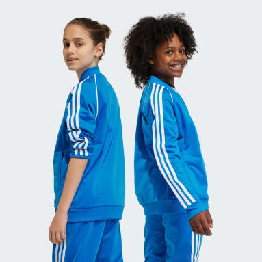Børn Originals Blå Adicolor SST træningsjakke