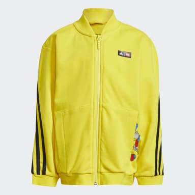 adidas yellow track suit