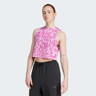 Camiseta de tirantes de entrenamiento Train Essentials completamente estampado