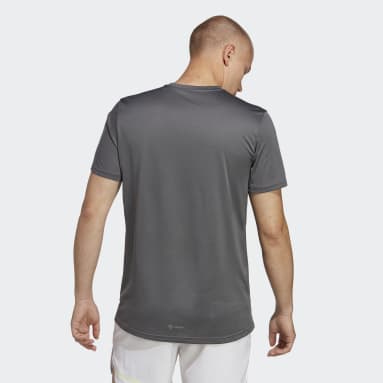 Playera Own the Run Gris Hombre Running