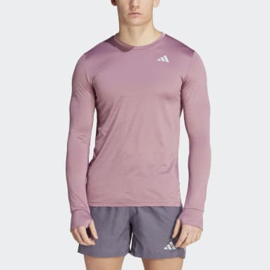Camisola Own the Run Rosa Homem Running