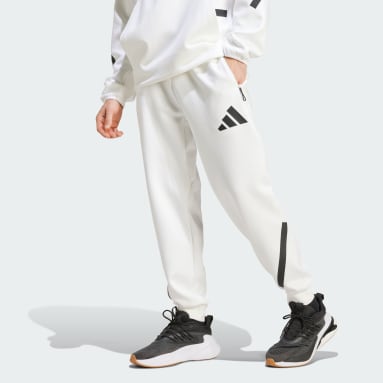 White adidas joggers mens top