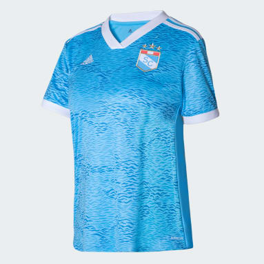 Camiseta Local Sporting Cristal 22 Turquesa Mujer Fútbol