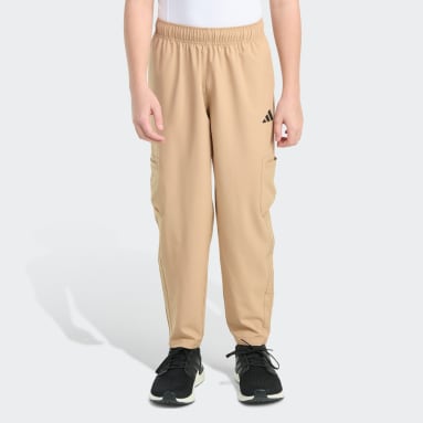Elastic Waistband Woven Ripstop Cargo Pants