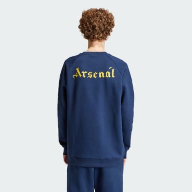 Sudadera cuello redondo Arsenal Essentials Trefoil Azul Hombre Fútbol
