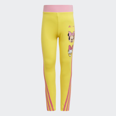 Dívky Sportswear žlutá Legíny adidas x Disney Daisy Duck
