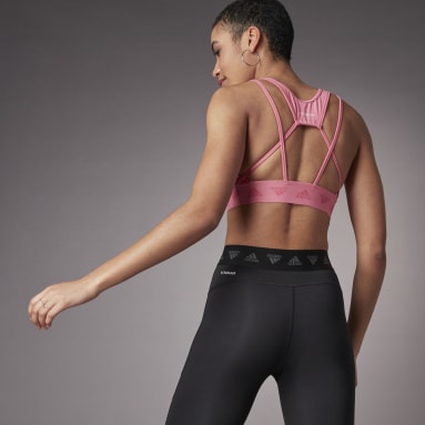 Top Deportivo Hyperglam Soporte Ligero Rosa Mujer Training