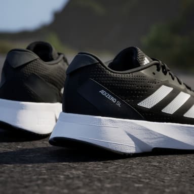 Men's Running Black Adizero SL Wide Lightstrike Running Shoes