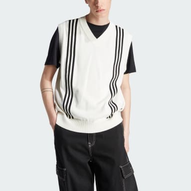 남성 Lifestyle White Hack 니트 베스트