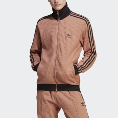 Mænd Originals Brun Adicolor Classics Waffle Beckenbauer træningsjakke