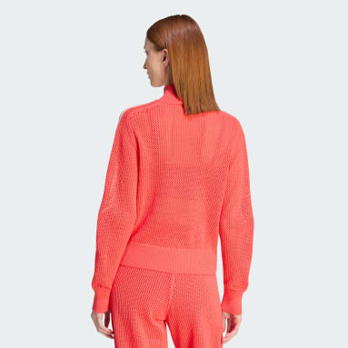 KNITTED CROCHET FIREBIRD TRACK TOP