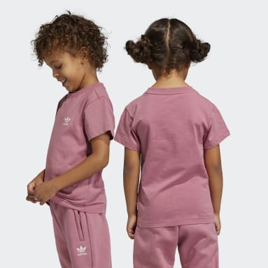Camiseta Adicolor Rosa Niño Originals