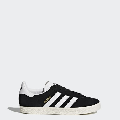 Youth 8-16 Years Originals Black Gazelle Shoes