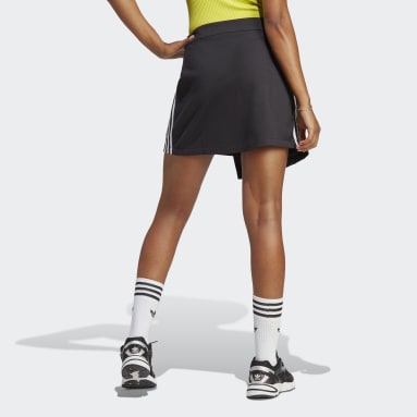 Ženy Originals černá Sukně Adicolor Classics 3-Stripes Short Wrapping