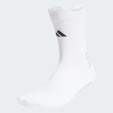 Football White adidas Football GRIP Printed Cushioned Crew Performance Socks
