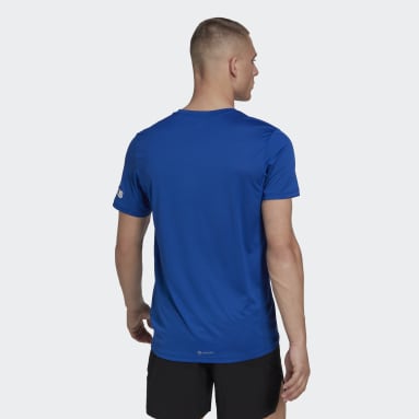 Camiseta Run It Azul Hombre Running